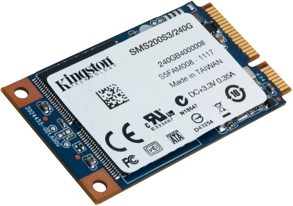 Kingston amplia la capacità dei drive mSATA