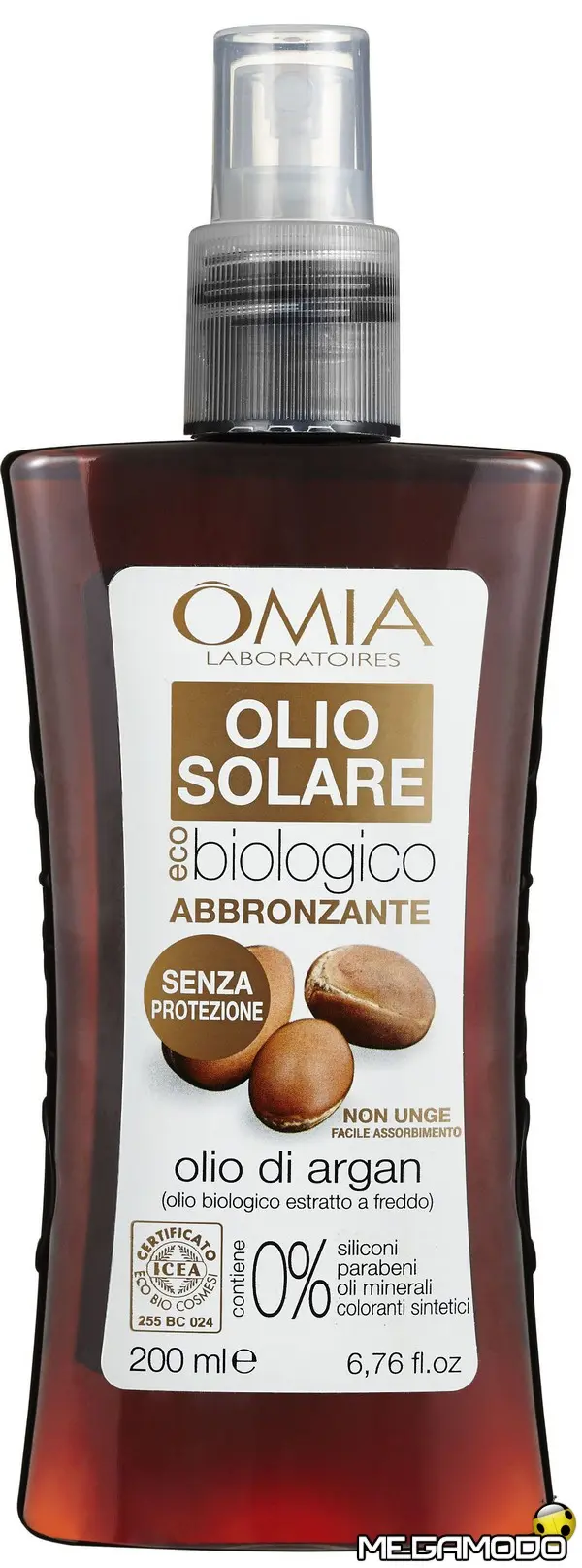 omia olio solare abbronzante