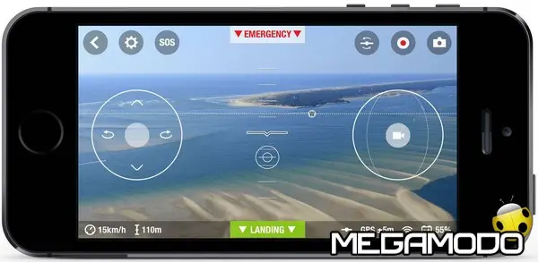 parrot bebopdrone ios 13mag2014