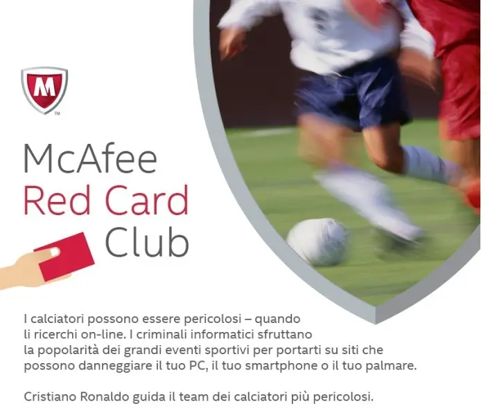 Ronaldo è il calciatore più pericoloso da ricercare online 