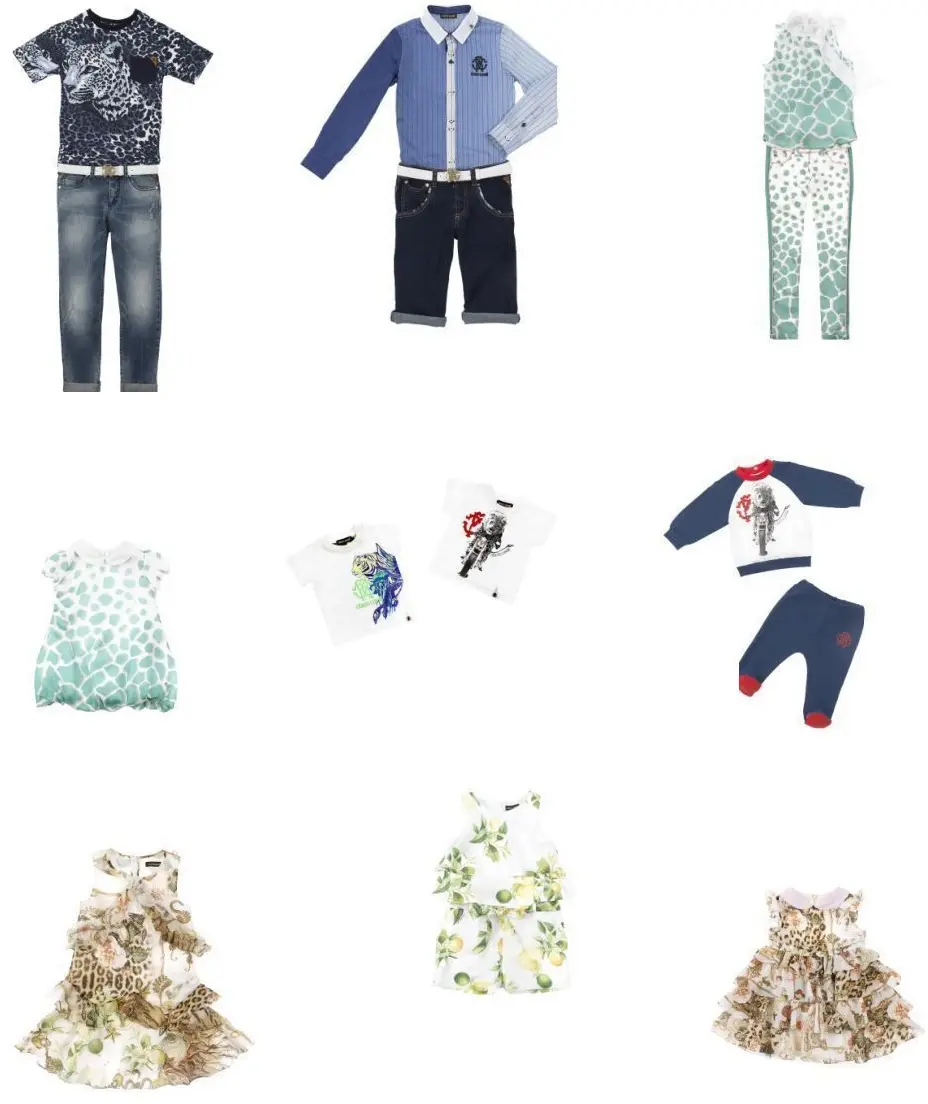 Roberto Cavalli Junior primavera/estate 2015: un’esplosione di stampe e di colori