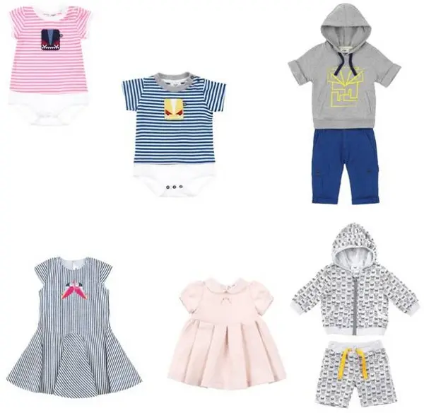 Fendi Kids Primavera Estate 2015, voglia di vacanza e di festa