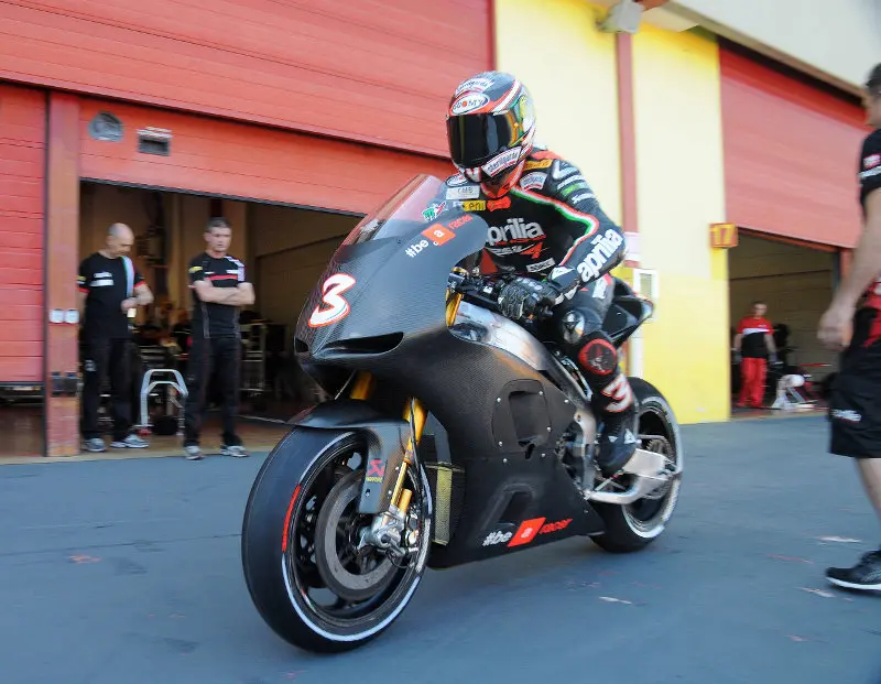 Conclusi i test di Max Biaggi con la ART-Aprilia MotoGP al Mugello