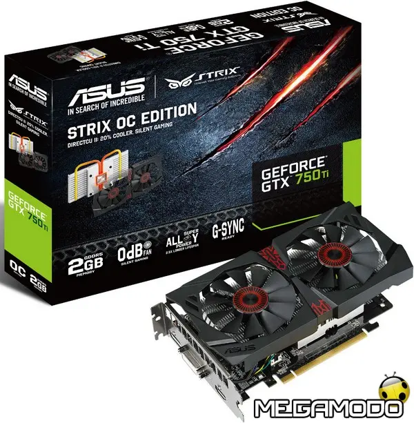asus strix gtx 750ti oc gaming graphics card