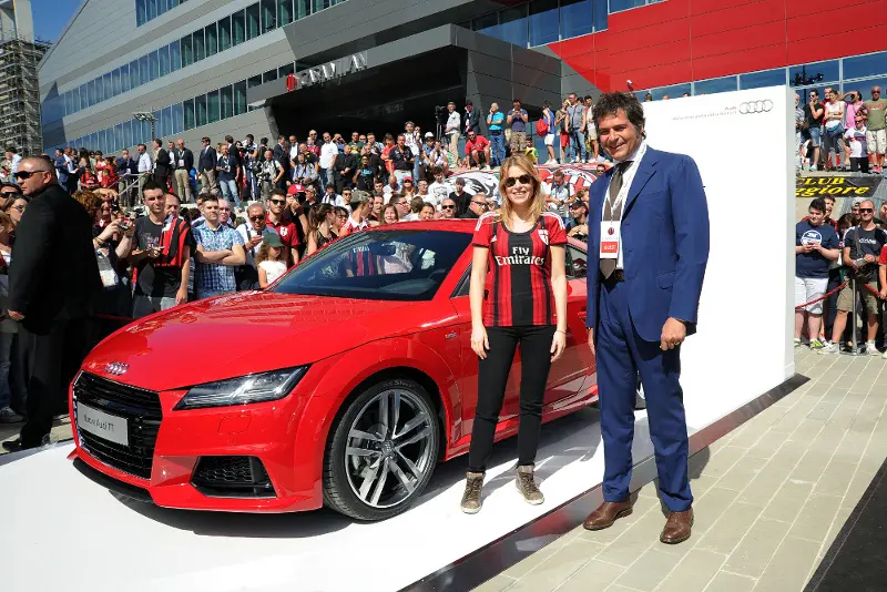La nuova Audi TT presentata a Casa Milan