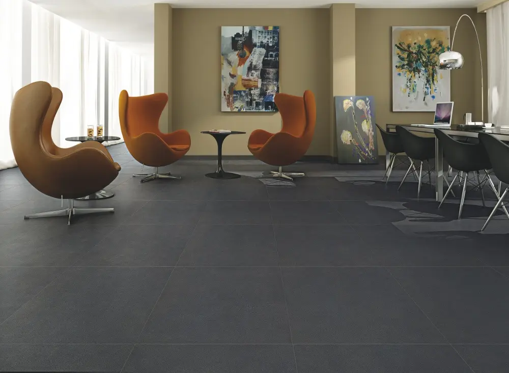 Collezione Spazio di Casalgrande Padana: aspetto morbido e minimalista