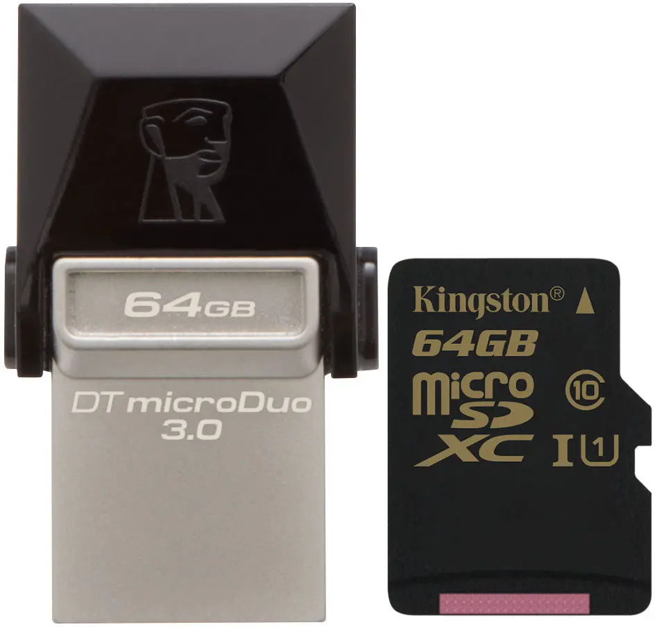 Kingston lancia la DataTraveler microDuo 3.0 e la scheda di memoria microSDHC/SDXC