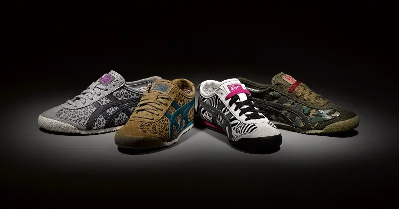Le Onitsuka Tiger "Mexico 66" Animalier e Camouflage in esclusiva da AW Lab 