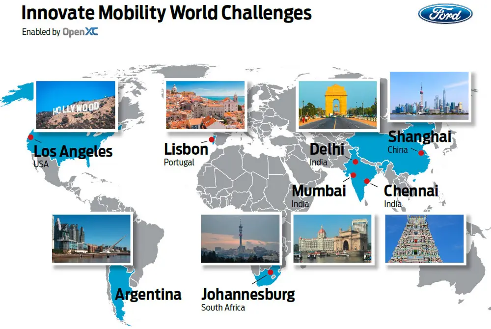 Ford lancia l’Innovative Mobility Challenge per affrontare le sfide della mobilità sostenibile