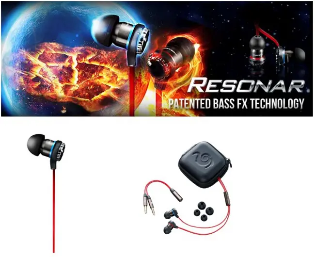 CM Storm Resonar, le cuffie gaming in-ear con tecnologia Bass FX
