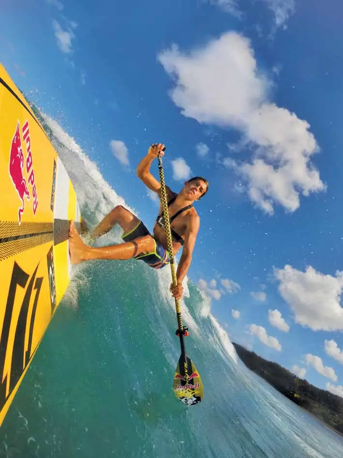 GoPro sulla cresta dell'onda