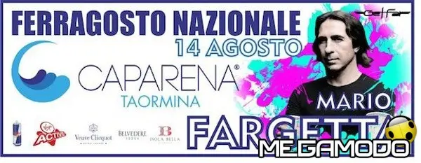 Get Far Fargetta in console al Caparena Beach il 14 agosto