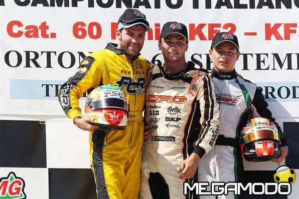 campionato italiano karting podio kz2 ortona