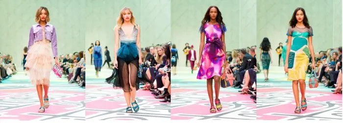 Sfilata Burberry Prorsum Donna P/E15: "The Birds and The Bees"