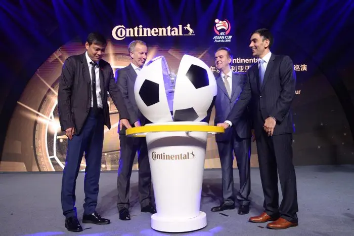Continental per l'AFC Asian Cup 2015 Trophy Tour