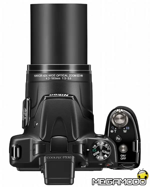 nikon coolpix p530 top on rid