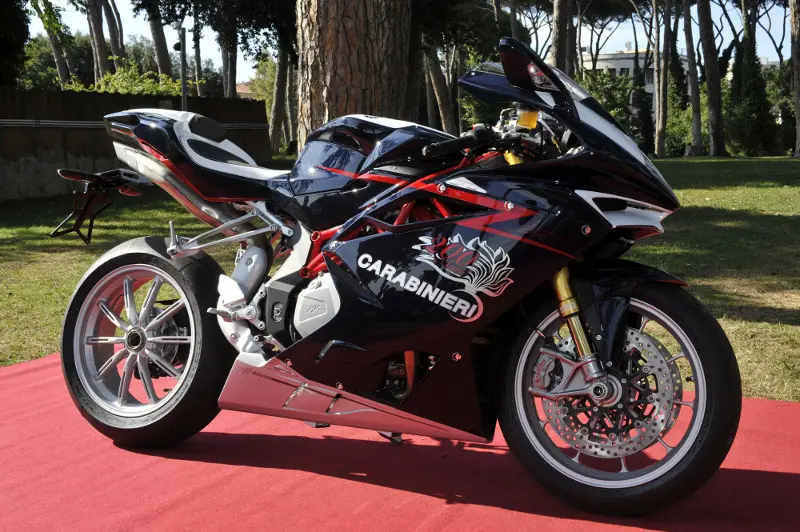 MV Agusta F4 RR edizione Bicentenario dell'Arma dei Carabinieri