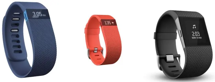 Fitness e benessere con i nuovi braccialetti Fitbit Charge, Charge HR e Surge