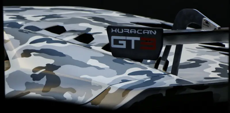 Lamborghini Huracán GT3 in pista a Vallelunga 