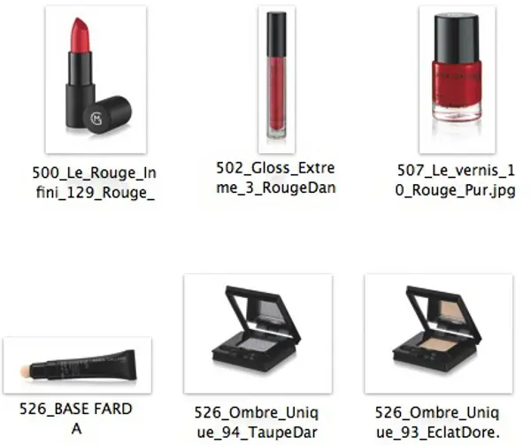 Il rosso protagonista del make up di Maria Galland: giochi di seduzione 