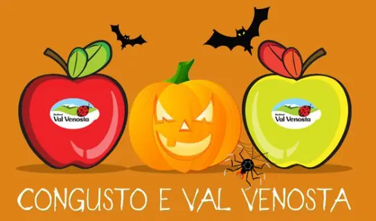 Mela Val Venosta e Congusto insieme per i più piccoli in “Dolcetti per Halloween”