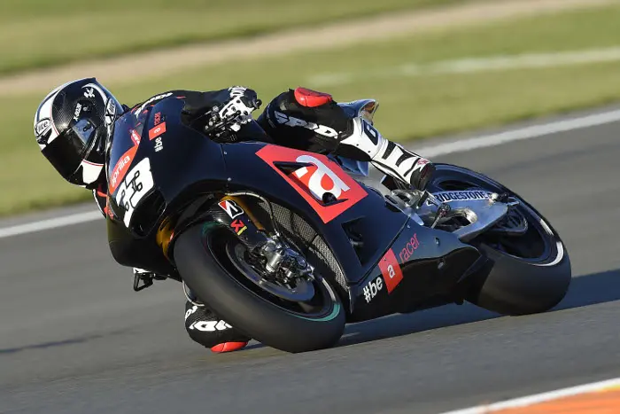Marco Melandri con Aprilia nel Campionato MotoGP 2015