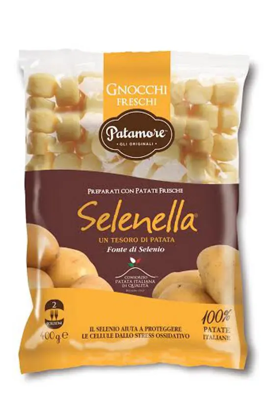La linea Selenella presenta gli Gnocchi preparati solo con patate di prima qualità 