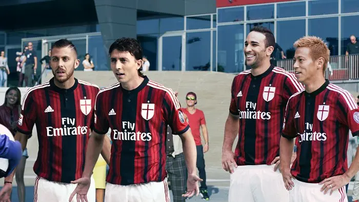 Milan: Honda, Montolivo, Ménez e Rami sfidano un Audi R8