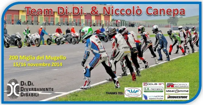 Niccolò Canepa nel Team Di.Di. alla 200 miglia del Mugello