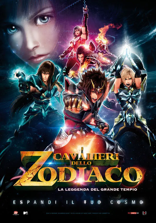 I Cavalieri dello Zodiaco - La Leggenda del Grande Tempio dall'8 gennaio al cinema