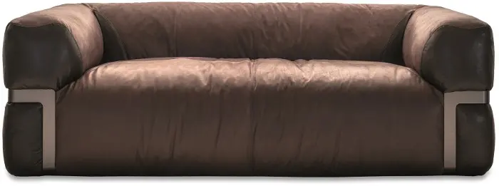 Divano Lotus di Arketipo Firenze, nuova versione dall'effetto vintage 