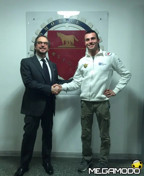 emiliano malagoli presidente di di e paolo riccobono responsabile marketing aciroma1