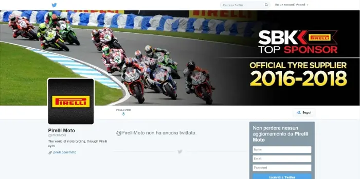 Pirelli Moto sbarca su Twitter