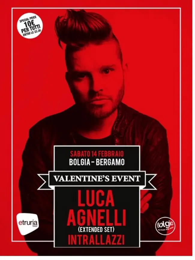 Luca Agnelli al Bolgia di Bergamo, al mixer Roberto Intrallazzi