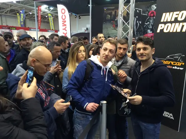 Giancarlo Fisichella presenta Supercar a Motodays