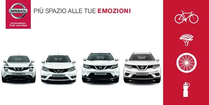 Nissan partner ufficiale del nuovo circuito di Granfondo di ciclismo per la stagione 2015