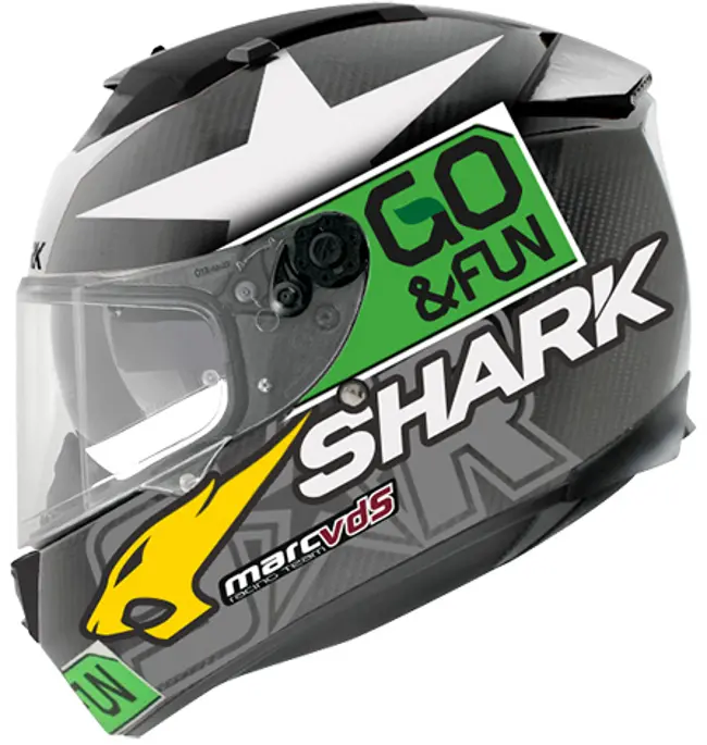 Da Shark la replica del casco di Scott Redding in due calotte “carbon look” 