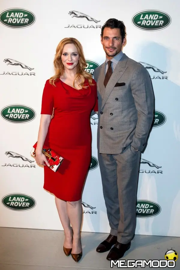 jlr christina hendricks e david gandy