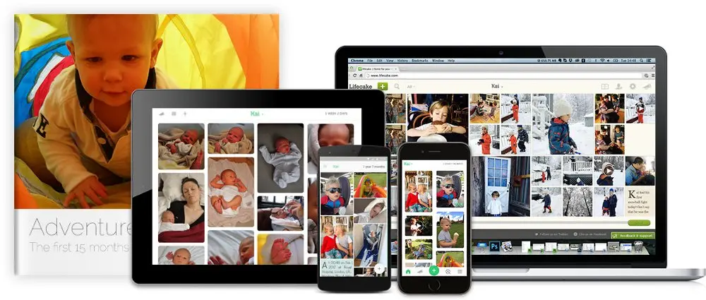 Lifecake, l'app di Canon per creare il diario fotografico e video del proprio bimbo