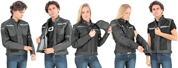 Da OJ il giubbotto MIX che si trasforma in gilet e la tracolla multi tasca DARK POST