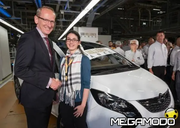 Un anniversario speciale: 500 milioni di grazie da Opel e General Motors