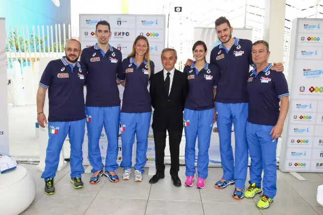 Expo: le Nazionali Azzurre di volley firmano il manifesto “Joy of Moving"
