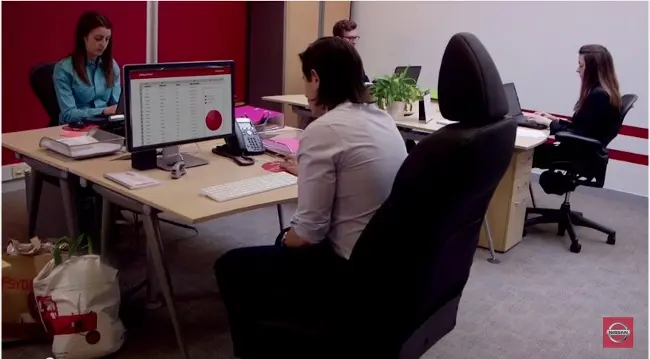 Nissan e la postazione di lavoro del futuro ispirata da Qashqai