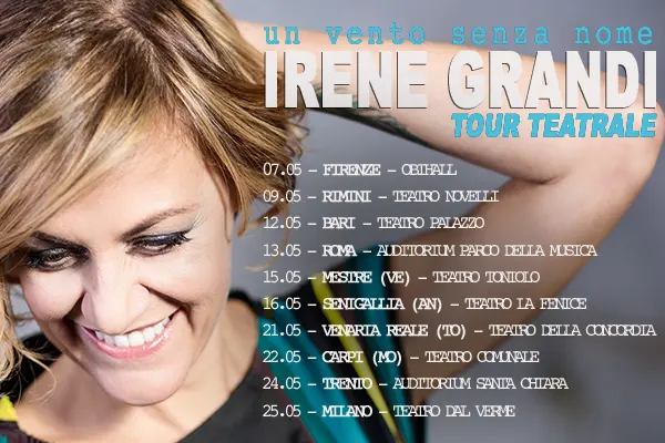 Irene Grandi: da domani in radio Casomai