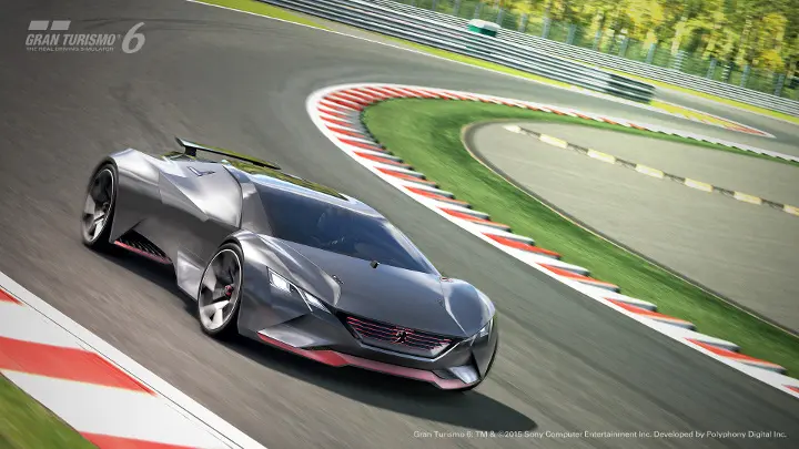Peugeot Vision Gran Turismo sfreccia in Gran Turismo 6