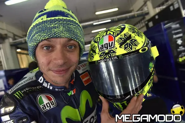 Casco AGV Corsa Winter Test Limited Edition, replica di Valentino Rossi