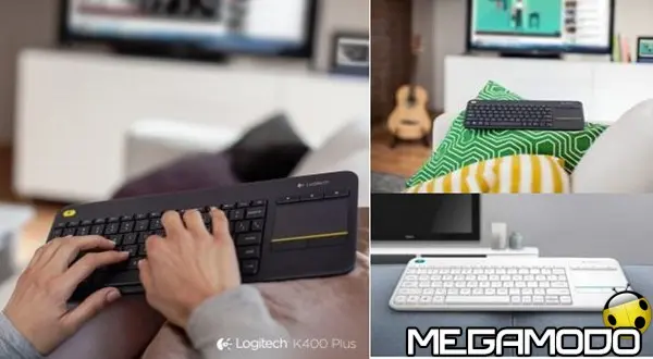 logitech wireless touch keyboard k400 plus