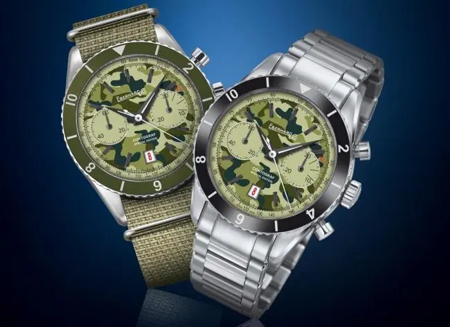 Orologio Contograf Special Edition by Eberhard & Co in stile camouflage 
