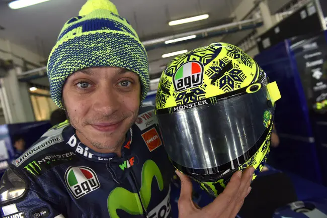 Casco AGV Corsa Winter Test Limited Edition, replica di Valentino Rossi