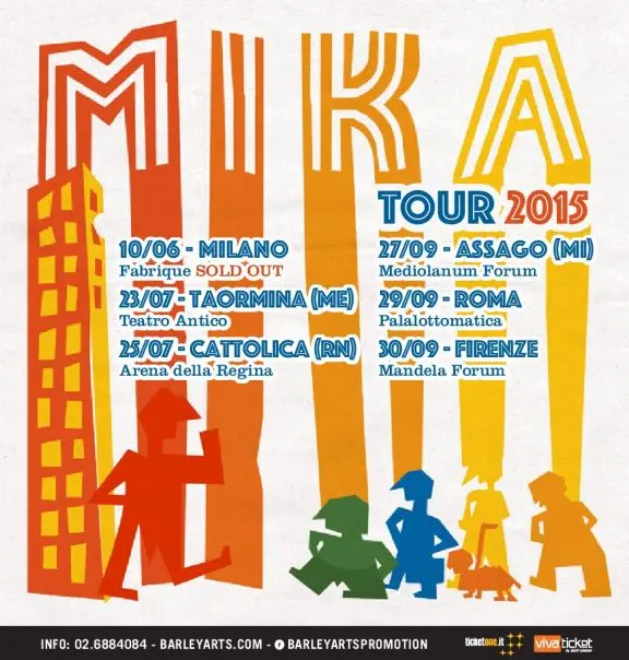 Mika stasera live a Milano per il primo dei suoi concerti in Italia
